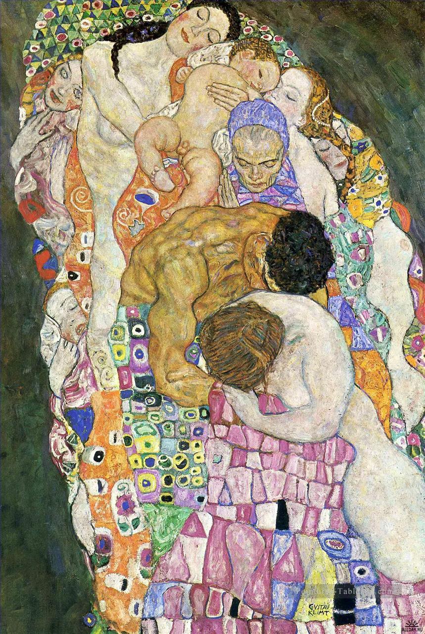 Death and Life partie Gustav Klimt Peintures à l'huile